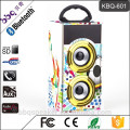 Bas prix KBQ-601 actif portable sans fil bluetooth petit haut-parleur disco lumière USB FM